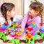 Vibe Geeks Flower Garden Building Toy Educational Activity Toy For Girls Carousel 9