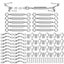 NZ Stock 110pc Stainless Steel Cable Railing Kit for 1/8" Wire Rope Carousel 1