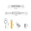 Wire Rope Cable Hooks Hanging Kit Flexible PVC Coated Stainless Steel Carousel 4