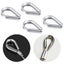 30m Garden Wire Cable Railing Fence Roll Kits PVC Coated Heavy Duty Carousel 5