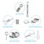 30m Garden Wire Cable Railing Fence Roll Kits PVC Coated Heavy Duty Carousel 6