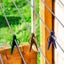 30m Garden Wire Cable Railing Fence Roll Kits PVC Coated Heavy Duty Carousel 9