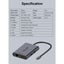 8 in 1 3.5mm Usb Hub 3.0 Adapter Pd Hdmi Rj45 Tf Sd for Ipad Pro Carousel 3