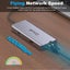 Multi Usb Hub Type c 3.0 Hdmi Vga Micro Sd Card Readers Rj45 Aux for Macbook ... Carousel 8