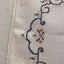 Vintage Hand Embroidered Floral Linen Placemats X2 Cross Stitch Cut Out Carousel 3