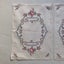 Vintage Hand Embroidered Floral Linen Placemats X2 Cross Stitch Cut Out Carousel 5