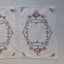 Vintage Hand Embroidered Floral Linen Placemats X2 Cross Stitch Cut Out Carousel 8