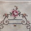 Vintage Hand Embroidered Floral Linen Placemats X2 Cross Stitch Cut Out Carousel 7