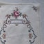 Vintage Hand Embroidered Floral Linen Placemats X2 Cross Stitch Cut Out Carousel 11