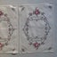 Vintage Hand Embroidered Floral Linen Placemats X2 Cross Stitch Cut Out Carousel 15