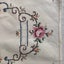 Vintage Hand Embroidered Floral Linen Placemats X2 Cross Stitch Cut Out Carousel 16