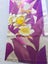 Vintage Japanese Silk Kimono Panel Hand Embroidered Floral Fabric Piece Carousel 12