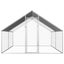 Outdoor Chicken Cage 2.75x4x1.92 m Galvanised Steel Oibink Carousel 6