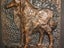 Large Copper Collie Dog relief picture E O'Neil ? Carousel 3
