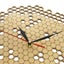 Precision-cutting Decorative Plywood Honeycomb Wall Clock Carousel 3