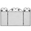3-panel Fireplace Screen Iron Black Xaxbbp Carousel 3