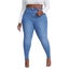 High Waist Plus Size Jeans Stretch Skinny Denim Pencil Pants Carousel 5