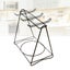 Triangle Stainless Steel Cups Plates Holder Coffee Mugs Hanging Stand Carousel 3