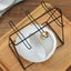 Triangle Stainless Steel Cups Plates Holder Coffee Mugs Hanging Stand Carousel 5