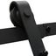 2.44m Antique Classic Style Double Sliding Barn Door Hardware Track Roller Kit Carousel 5