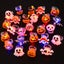 10pcs Random Color Halloween LED Ring Birthday Favor Glowing Cartoon Carousel 3