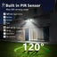 2 x Solar Wall Lights Wall Security Flood Lamp 2004028 Carousel 11
