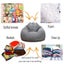 Beanbag Chair Bean Bag Cover + Foot Rest 2036612 Carousel 4