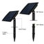 Garden Solar Light Outdoor RGB LED Spotlight Lights 3 Lamp Heads 2004051 Carousel 9