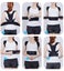 Back Brace Posture Corrector Lumbar Back Support M I0879BK2 Carousel 9