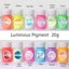12pcs Glow In Dark Luminous Nail Glitter Powder Epoxy Resin Pigment Dye I1411MZ0 Carousel 7