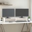 Monitor Stand White 100x24x16 Cm Solid Wood Pine Notkkb Carousel 3