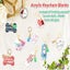 6 Style Acrylic Blank Keychain Pendant Tassels Discs DIY Set I1424MZ0 Carousel 8