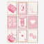Pink Cream Ace Card Lucky You Aesthetic Y2k Wall Art Canvas Painting Carousel 3