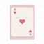 Pink Cream Ace Card Lucky You Aesthetic Y2k Wall Art Canvas Painting Carousel 1