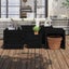 4 Piece Garden Box Set Black Solid Wood Pine Topalib Carousel 1