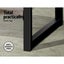 Artiss Bookshelf Wooden Display Shelves Bookcase Shelf Storage Metal Wall Black Carousel 6