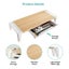 Activiva Ergolife Monitor Stand Riser with Storage Drawer Carousel 3