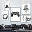 Nordic Black and Whilte Gaming Game Quotes Canvas Poster Decoration Carousel 2
