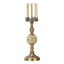 SOGA 47cm Glass Candle Holder Candle Stand Glass/Metal Carousel 1