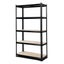 1.8m 5-shelves Steel Warehouse Shelving Racking Garage Storage Rack Black Carousel 1