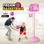 Portable Freestanding Kids Basketball Hoop Backboard Stand System 200x46x7cm Carousel 1