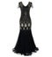 Maxi Ball Dress 1920s Flapper Gatsby Cocktail Dresses Size 14 J2155BK5 Carousel 6