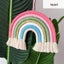 Nordic Style Woven Rainbow Pendant Children's Room Decoration Wall Hanging Decor Carousel 1