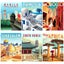 Nordic Vintage Travel Cities Poster Turkey Dubai Tanzania Landscape Carousel 3