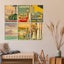 Travel Cities Plaque Metal Signs Vintage Poster Italy Japan Thailand Carousel 5