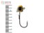 Z-Man Finesse EyeZ Jigheads 5.3g Shiner Qty3 Carousel 3