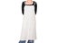 Water-resistant Cotton Apron Oversized Apron Cross Back Apron with Pockets White Carousel 1