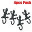 4pcs Cast Iron Gecko Hooks Key Holder Coat Hanger Wall Decor 3653403 Carousel 1