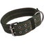 2-row Durable Adjustable Comfortable Metal Buckle Pet Collar For Medium Big Dogs Carousel 5