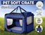 Dog Travel Cage Collapsible Soft Dog Travel Crate Pet Cage Carrier 49x35x35 Carousel 2